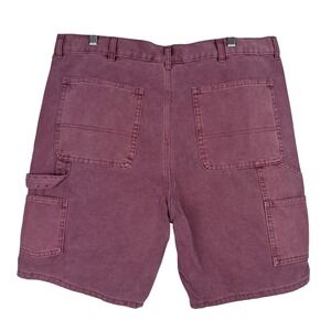 No Boundaries Cargo Shorts Men's 36 Dusty Pink Mauve Carpenter Y2K 100% Cotton